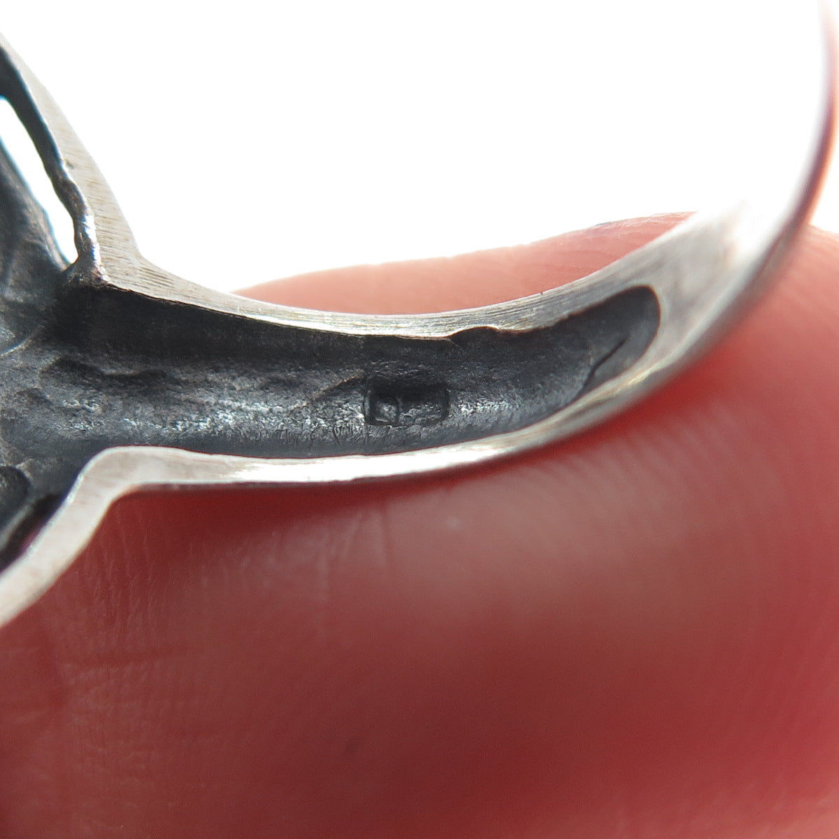 925 Sterling Silver Vintage Celtic Tribal Ring Size 9