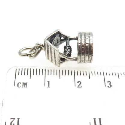 DANECRAFT 925 Sterling Silver Antique Water Well 3D Charm Pendant