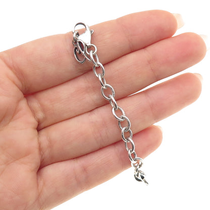 CAROLYN POLLACK 925 Sterling Silver Vintage Necklace Extender 3"