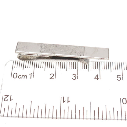 Dolan & Bullock 925 Sterling Silver Vintage Brushed Tie Bar Clip