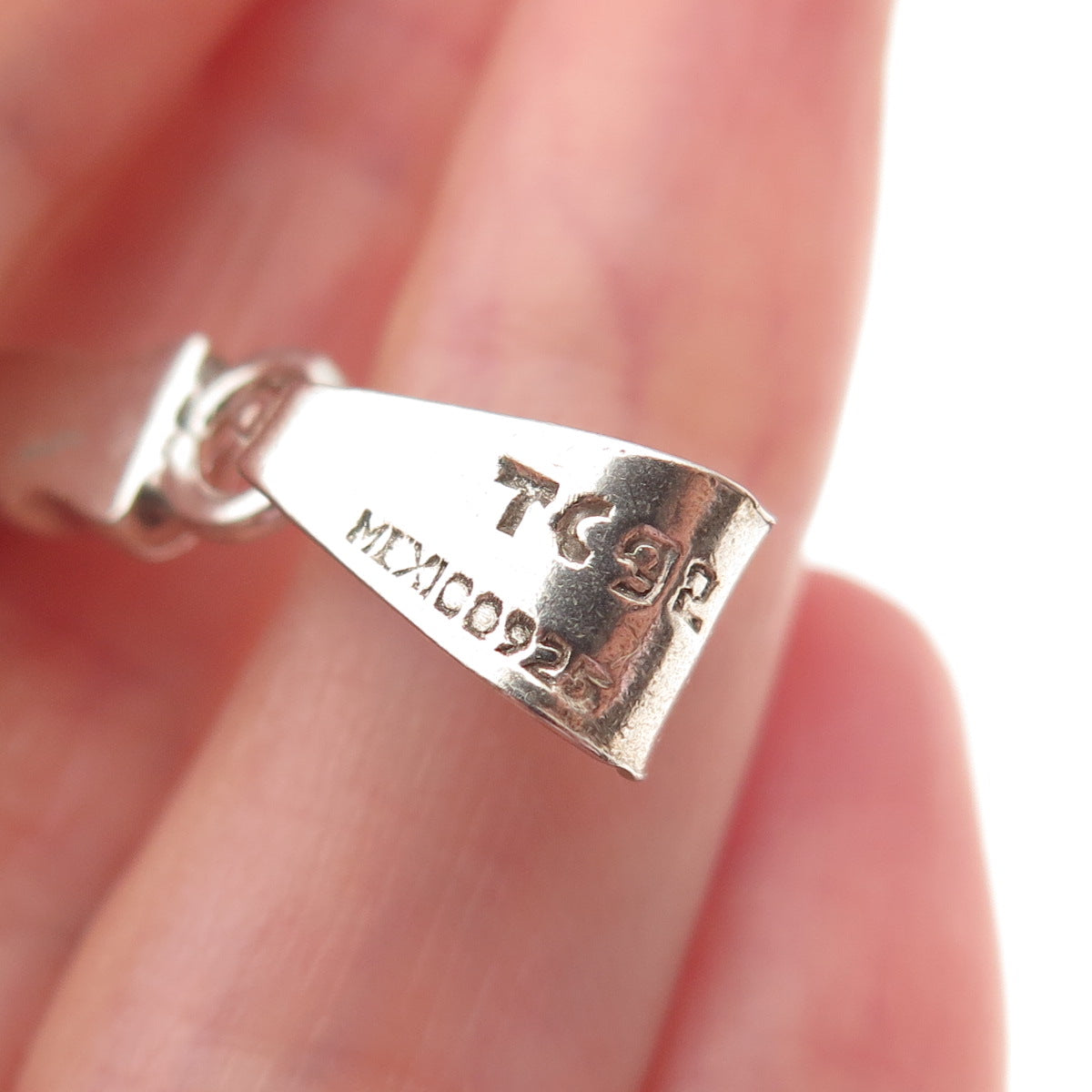 925 Sterling Silver Vintage Mexico Crucifix Cross Pendant