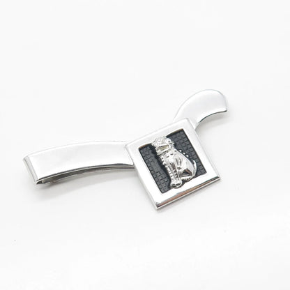 925 Sterling Silver Vintage USA Kreisler Dog Tie Clip