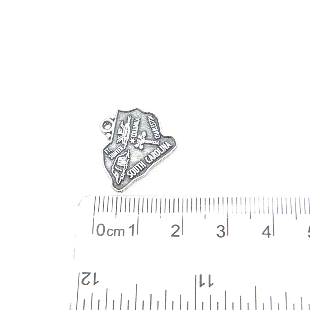 MAISELS INDIAN TRADING Sterling Silver Vintage South Carolina Mini Charm Pendant