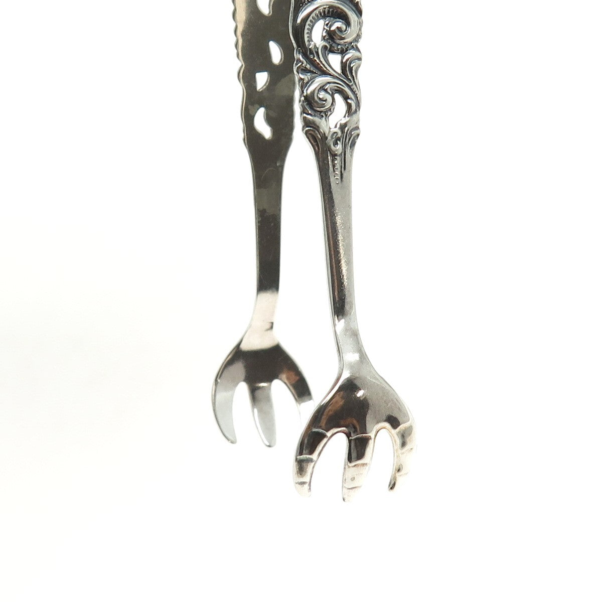 BRODRENE MYLIUS 830S Silver Vintage Norway Tele Sugar Tongs