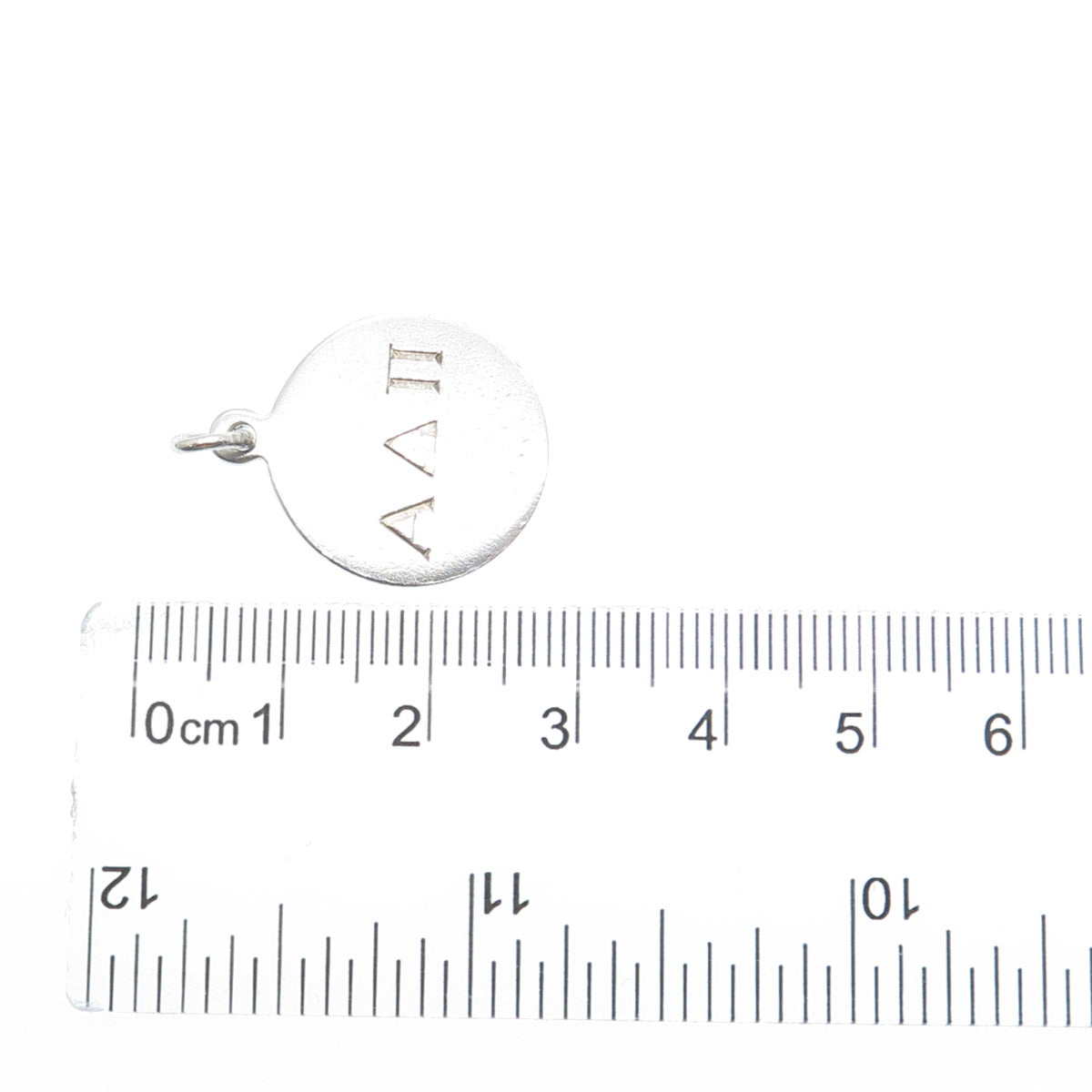 CHARLES THOMAE Sterling Vintage Alpha Delta Pi Sorority Engraved Mini Pendant