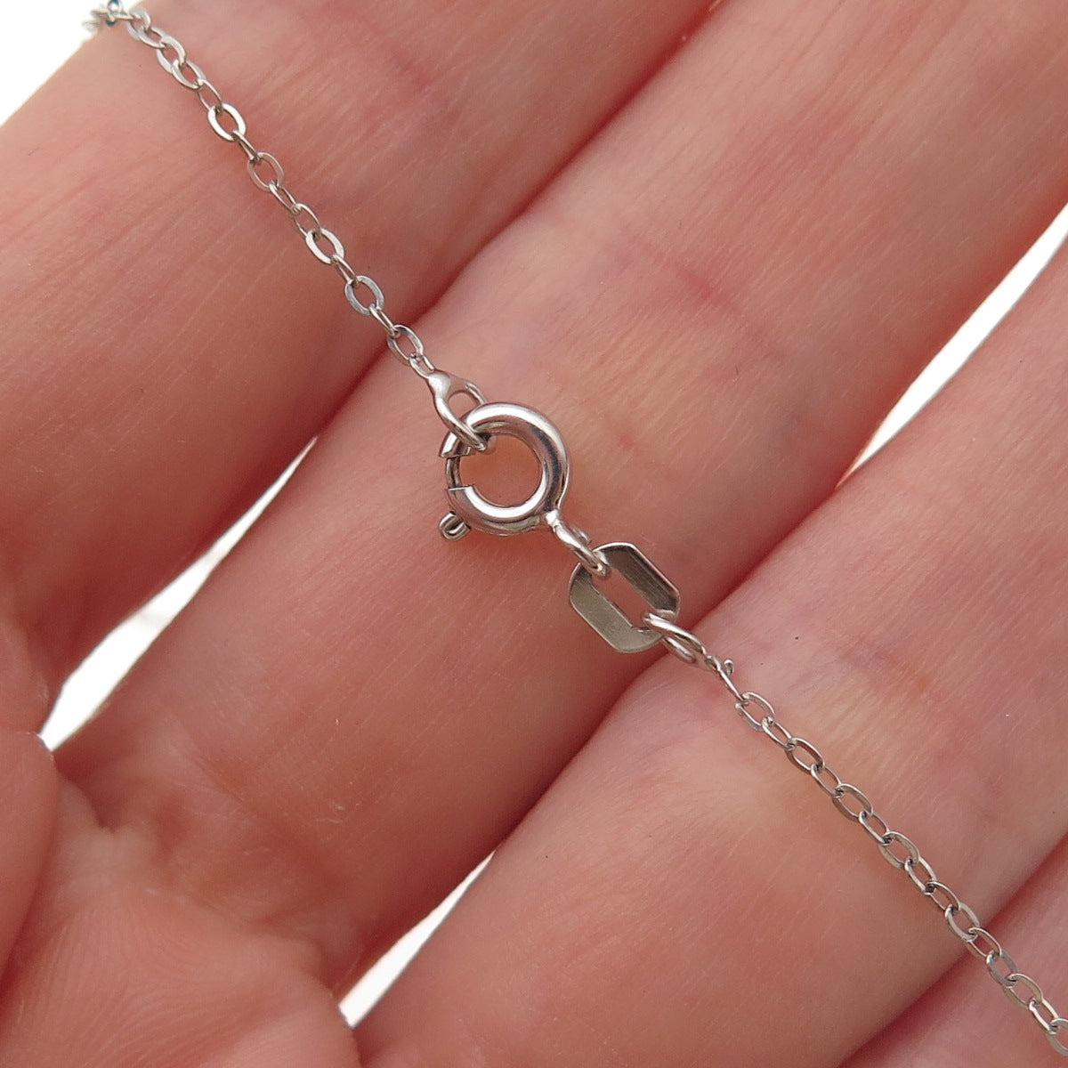 Chuck Clemency 925 Sterling Silver Real Tanzanite Cross Cable Chain Necklace 20"