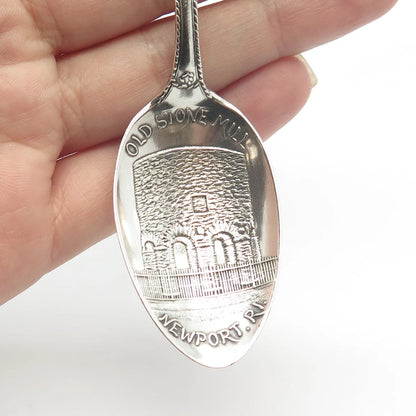 925 Sterling Silver Antique Watson States & Cities Newport RI. Demitasse Spoon