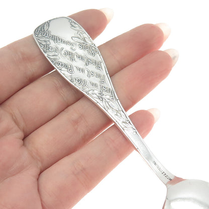 R. WALLACE & SONS Sterling Silver Antique Washington States & Cities Teaspoon