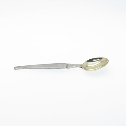 875 Silver 2-Tone Vintage European Coffee Spoon