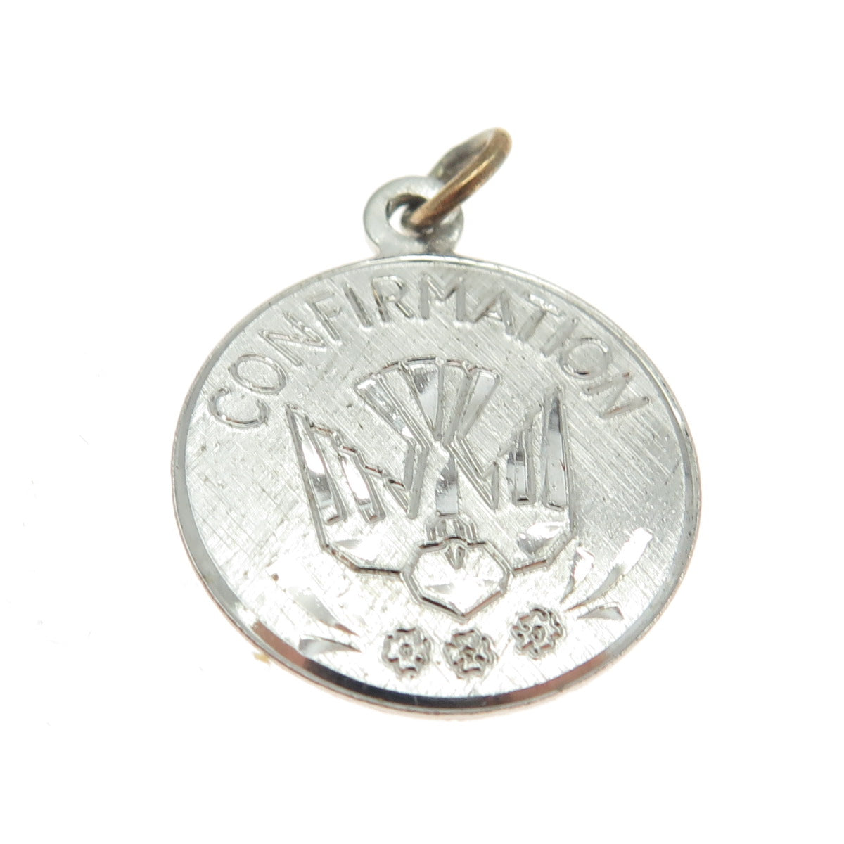 LUMIN 925 Sterling Silver Vintage "Confirmation" Holy Ghost Charm Pendant