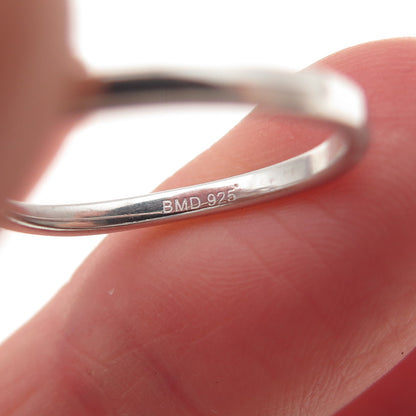 925 Sterling Silver Round-Cut Champagne C Z Heart Ring Size 6.75