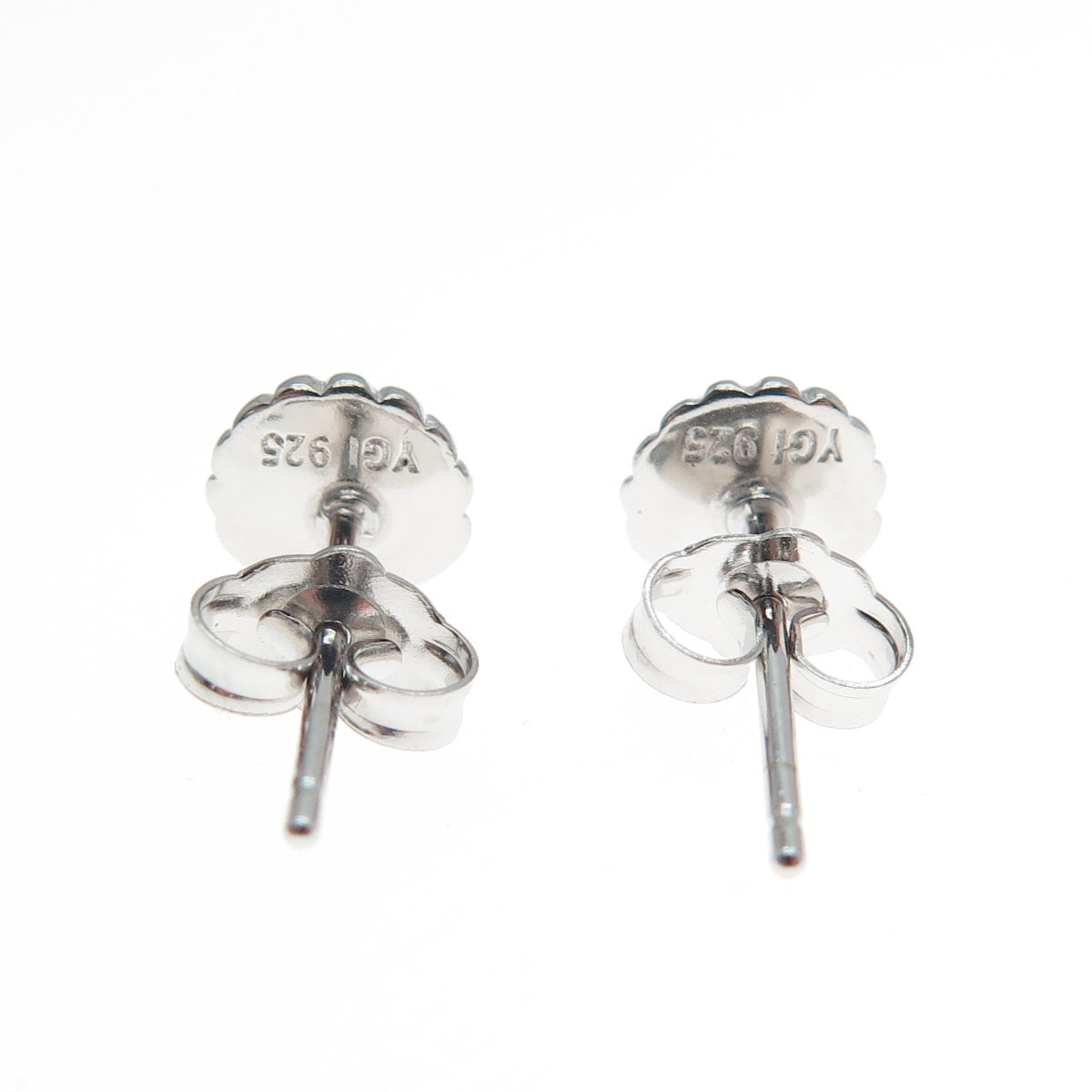 925 Sterling Silver Seashell Stud Earrings