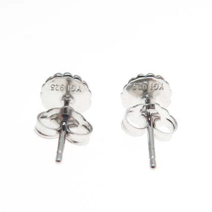 925 Sterling Silver Seashell Stud Earrings