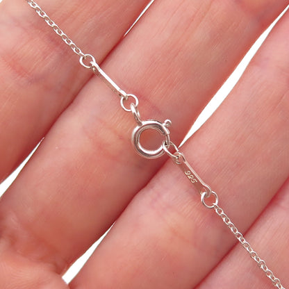 Tiffany & Co. Elsa Peretti 925 Sterling Vintage Star of David Chain Necklace 16"