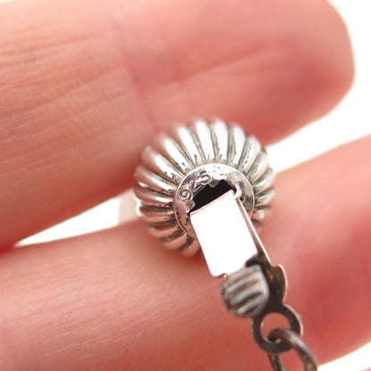 925 Sterling Silver Vintage WW Real Pearl Beaded Necklace 20"