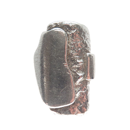 925 Sterling Silver Vintage Israel Modernist Ring Size 6.5