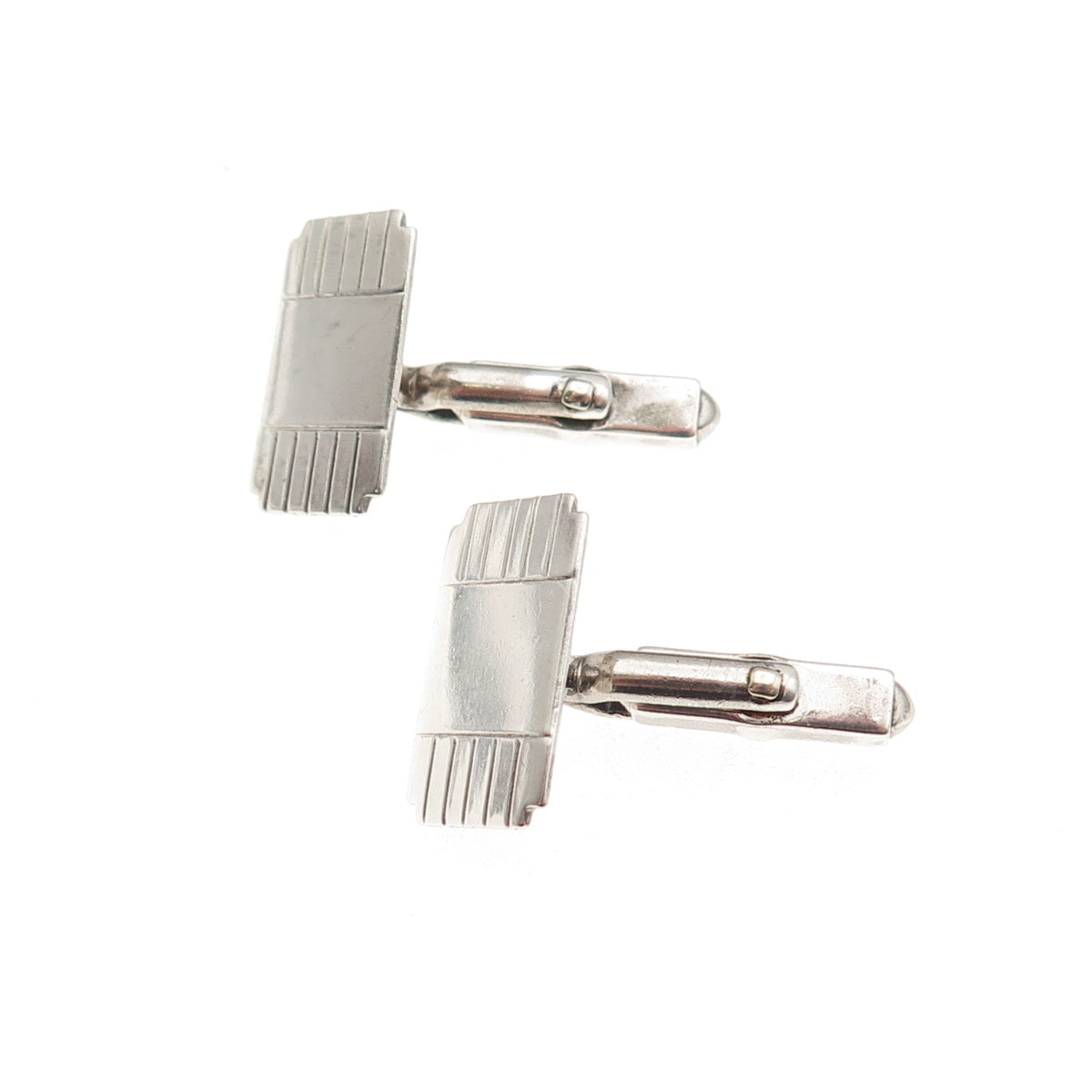 Swank 925 Sterling Silver Antique Art Deco Cufflinks