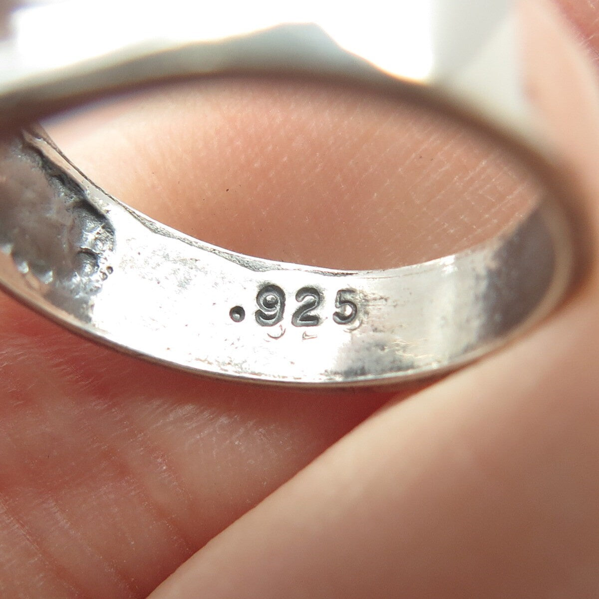 925 Sterling Silver Vintage Bypass Ring Size 6.5