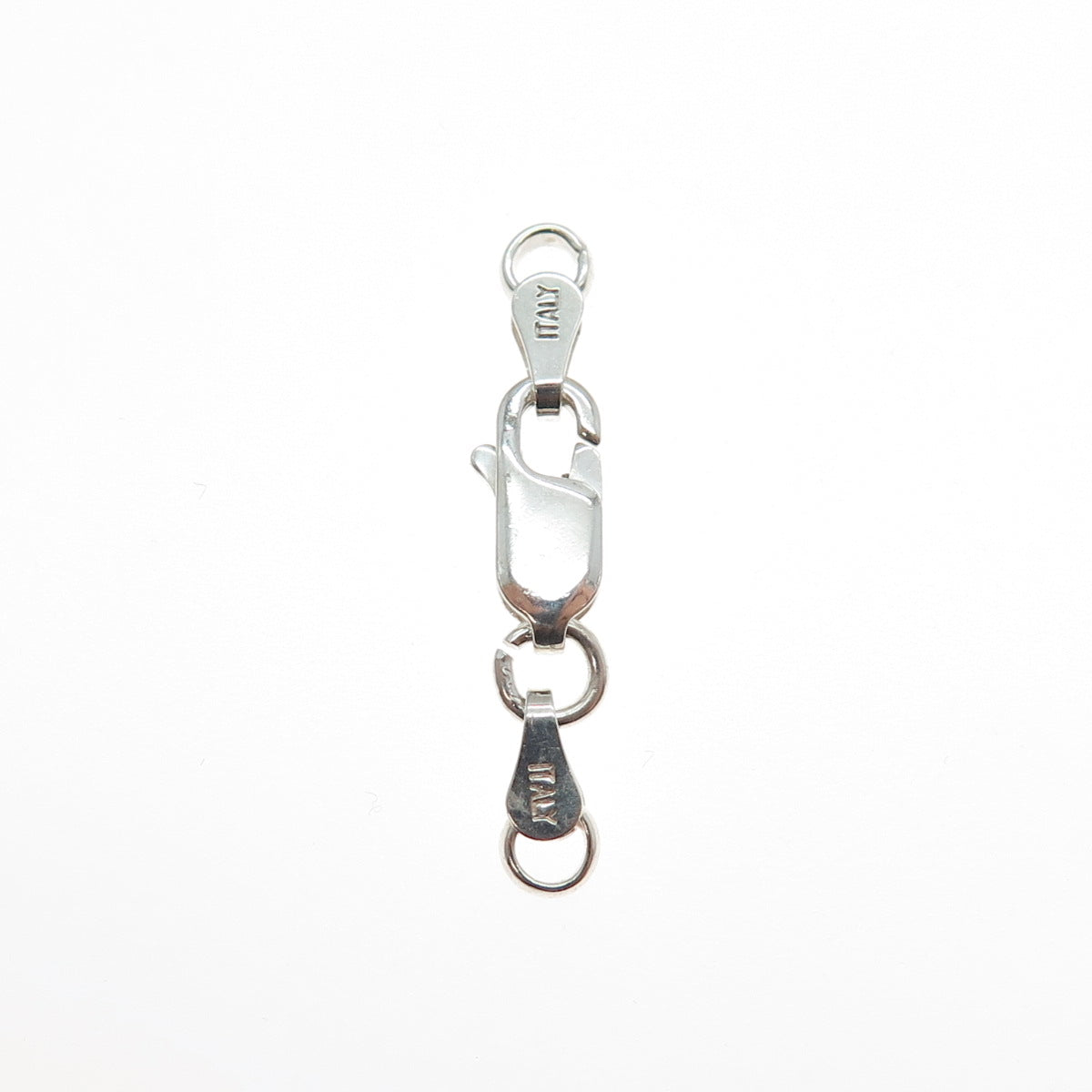 925 Sterling Silver Vintage Italy Bracelet / Necklace Lobster Lock Clasp