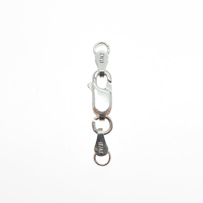 925 Sterling Silver Vintage Italy Bracelet / Necklace Lobster Lock Clasp