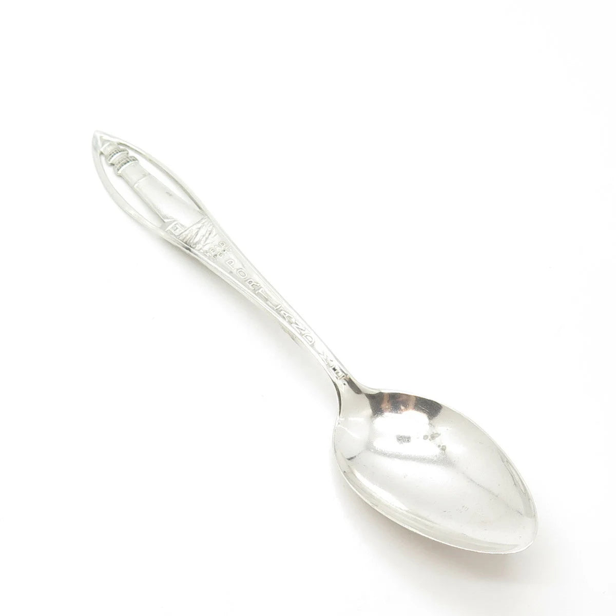 925 Sterling Silver Antique Art Deco Watson Portland ME States & Cities Spoon