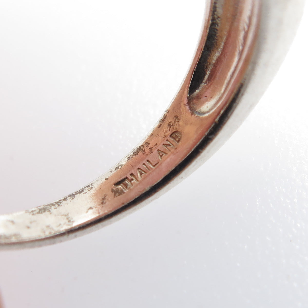 CNA PRANDA 925 Sterling Silver Vintage Enamel Animal Pattern Ring Size 8