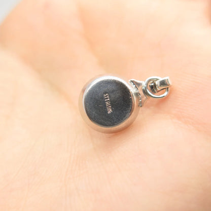 925 Sterling Silver Vintage Frying Pan Charm Pendant