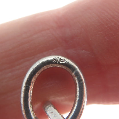 925 Sterling Silver Vintage "First Team 59" Tag Charm Pendant