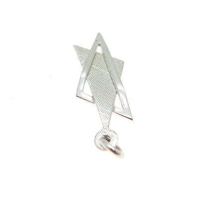 THEDA 925 Sterling Silver Vintage Star of David Charm Pendant