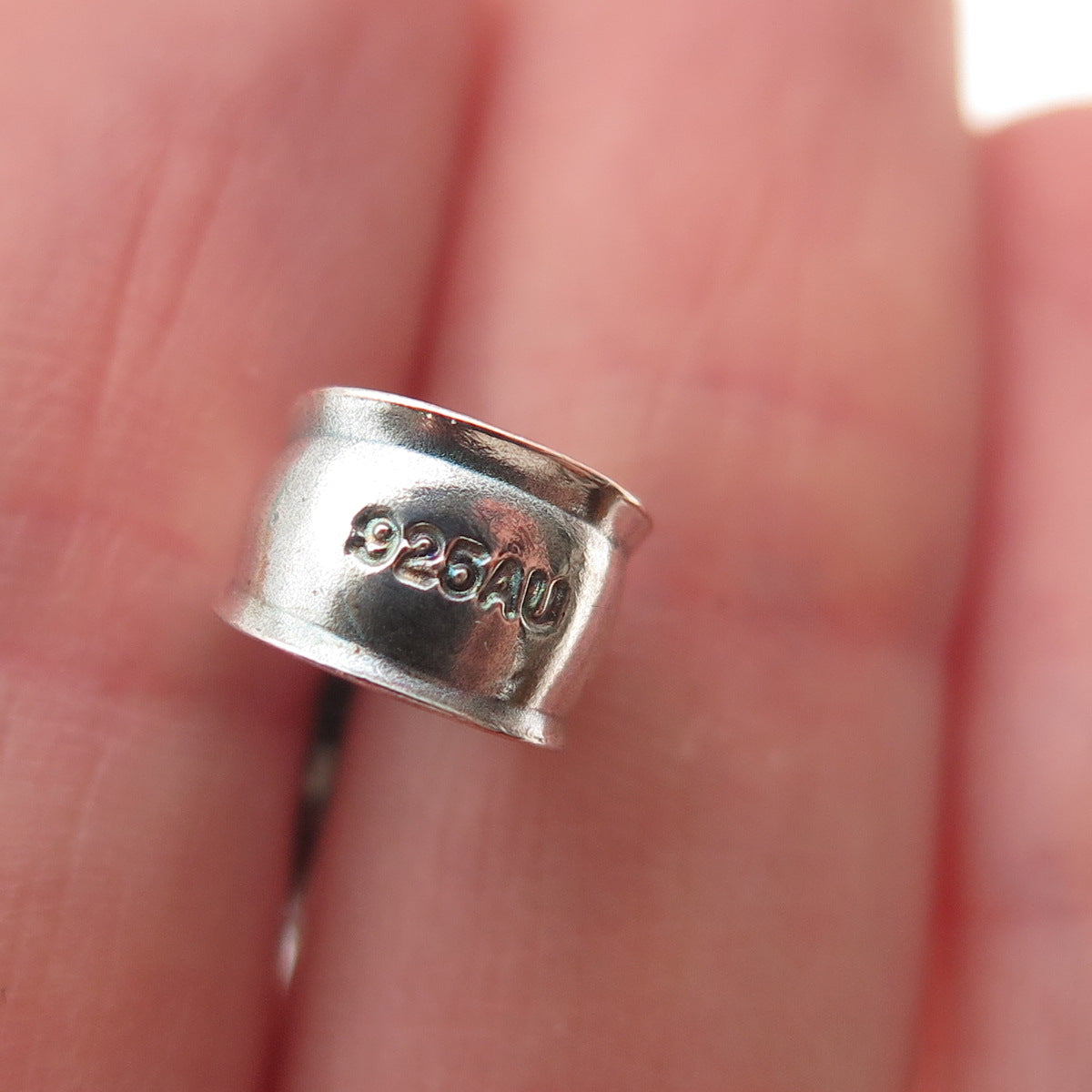 925 Sterling Silver Vintage St. Jude Oxidized Pendant