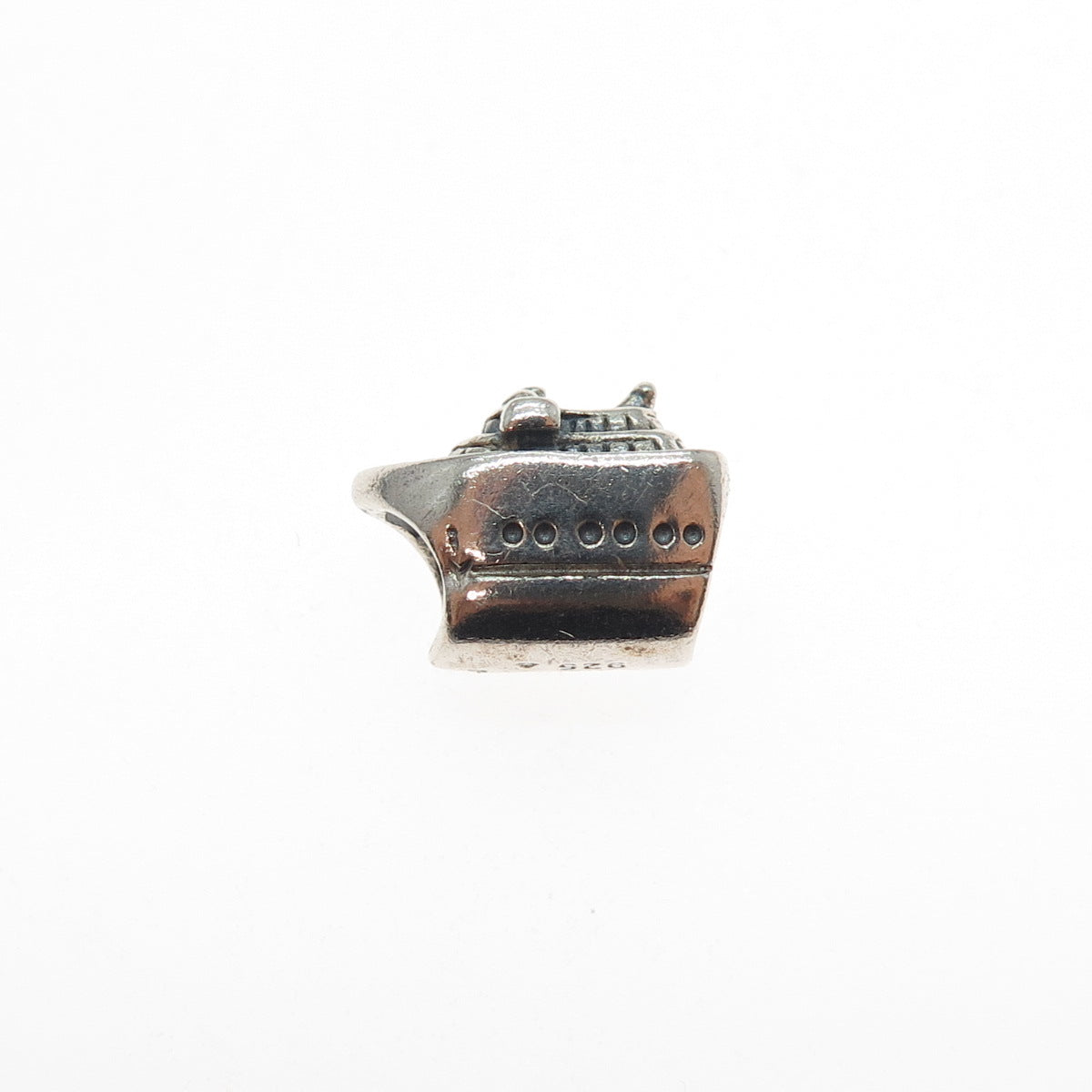CHAMILIA 925 Sterling Silver Cruise Ship Slide Bead Charm