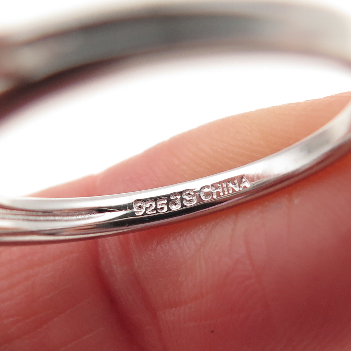 J. Stella 925 Sterling Silver Real Diamond & Tanzanite Ring Size 10