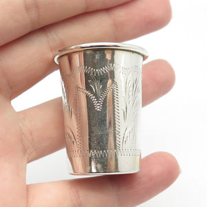 84 Silver Antique Israel Eseevich Zakhoder Russian Empire Shot Cup
