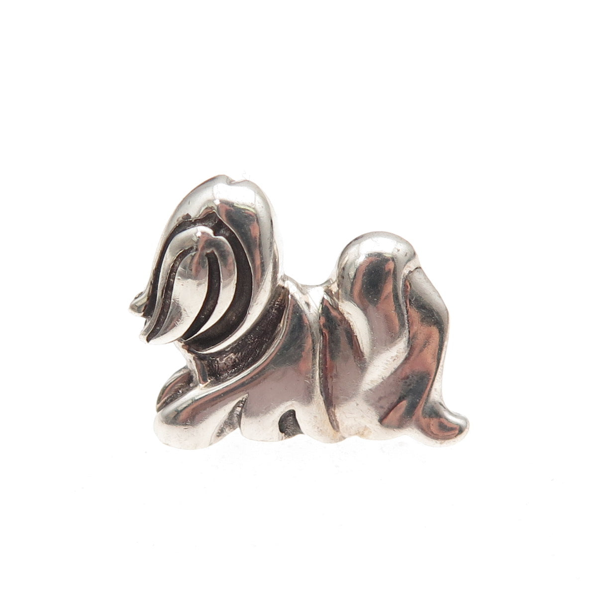 John Hardy 925 Sterling Silver Vintage 2006 Year of the Dog Tie Tack / Lapel Pin