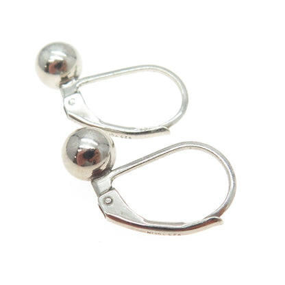 925 Sterling Silver Ball Drop Earrings