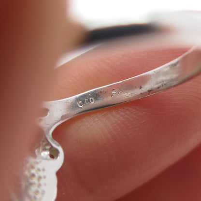 COLEMAN 925 Sterling 12K Rose & Yellow Gold Vintage Black Hills Ring Size 8.25