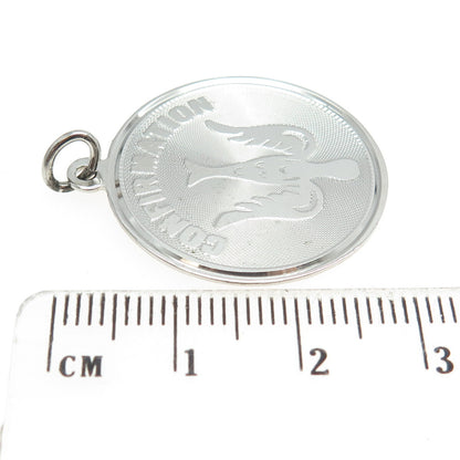 COLEMAN CO. Sterling Silver Vintage Confirmation Holy Spirit Religious Pendant