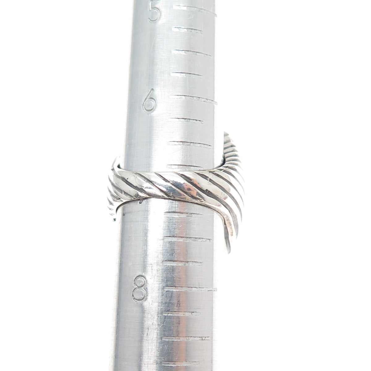 AKR AMY KAHN RUSSELL Sterling Silver 2-Tone Vintage Real Blue Druzy Ring Size 7