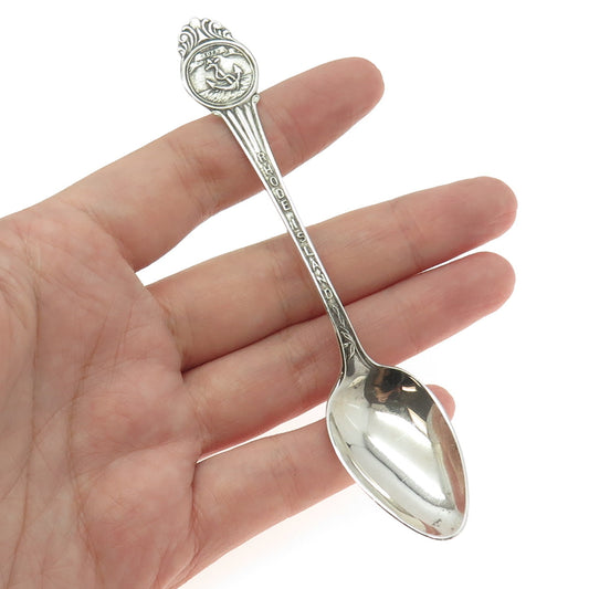 MANCHESTER 925 Sterling Silver Antique Art Deco Rhode Island Coffee Spoon