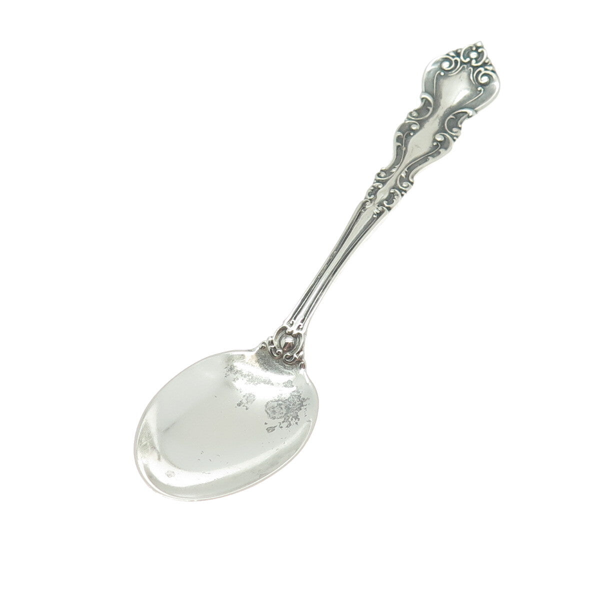 SIMPSON HALL & MILLER 925 Sterling Silver Antique 1898 Warwick Coffee Spoon