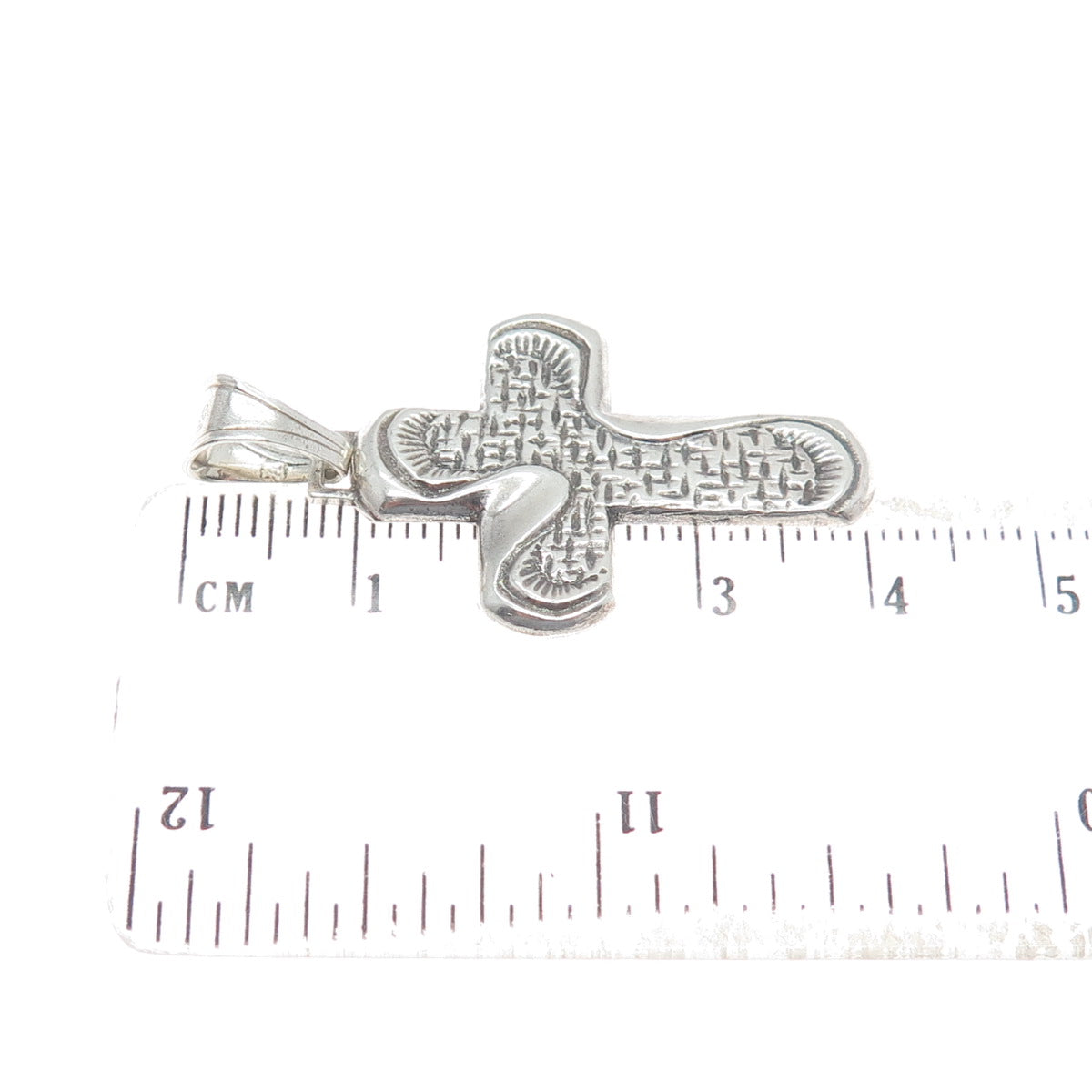 800 Silver Vintage Egypt Cross Pendant