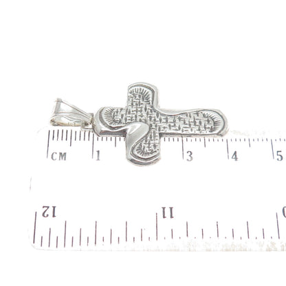800 Silver Vintage Egypt Cross Pendant
