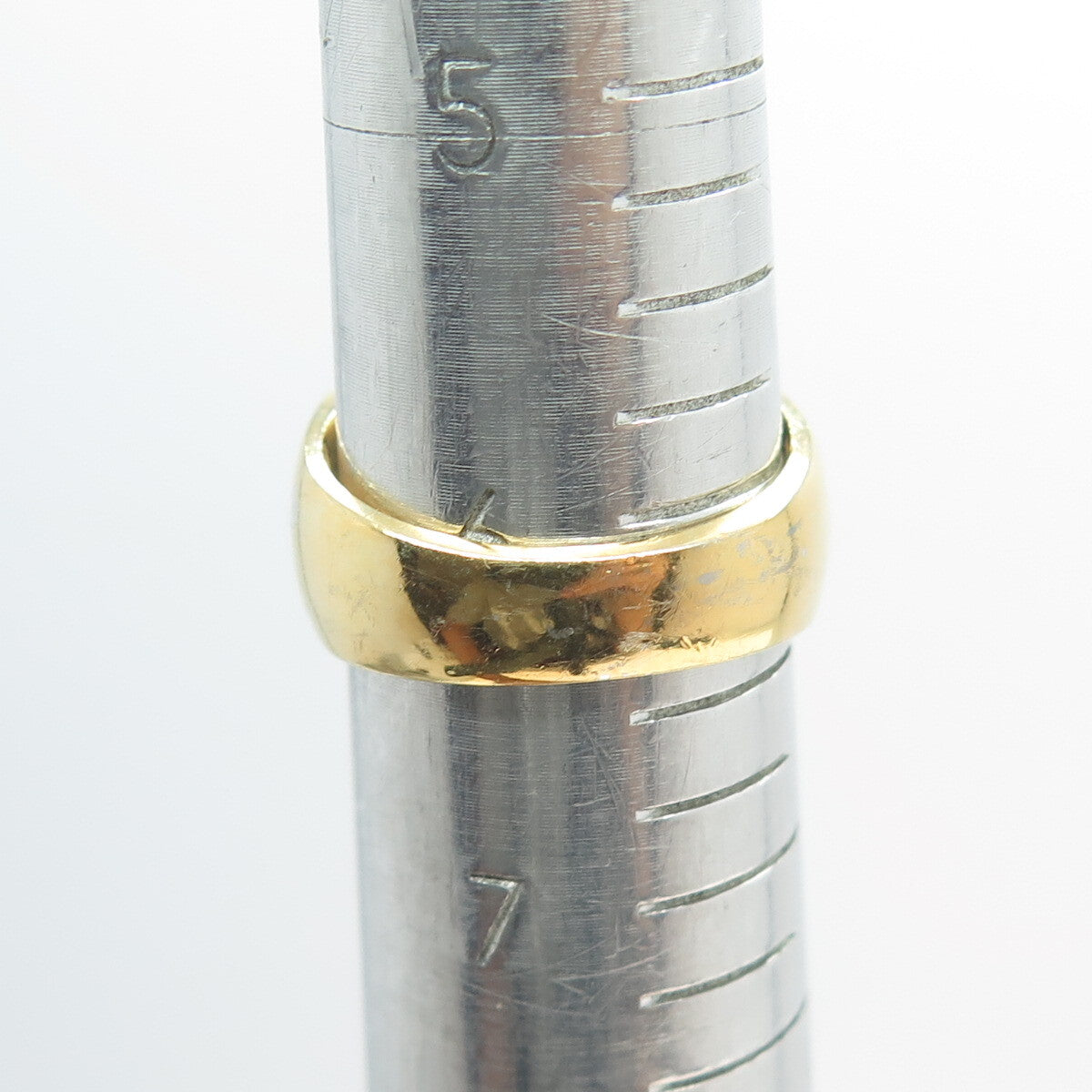 CHATEAU D'ARGENT 925 Sterling Silver Gold Plated Real Citrine Ring Size 6.5