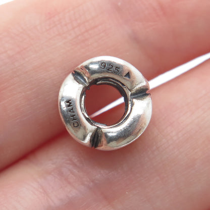 CHAMILIA 925 Sterling Silver Letter O Initial Bead Charm