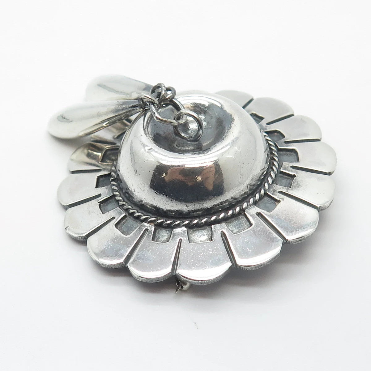 925 Sterling Silver Vintage Mexico Hat Pin Brooch