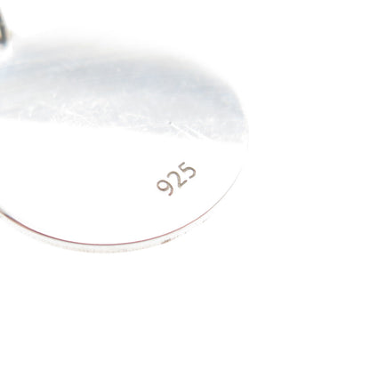 925 Sterling Silver Yellow Enamel Number 4 Lucky Dice Minimalist Charm Pendant