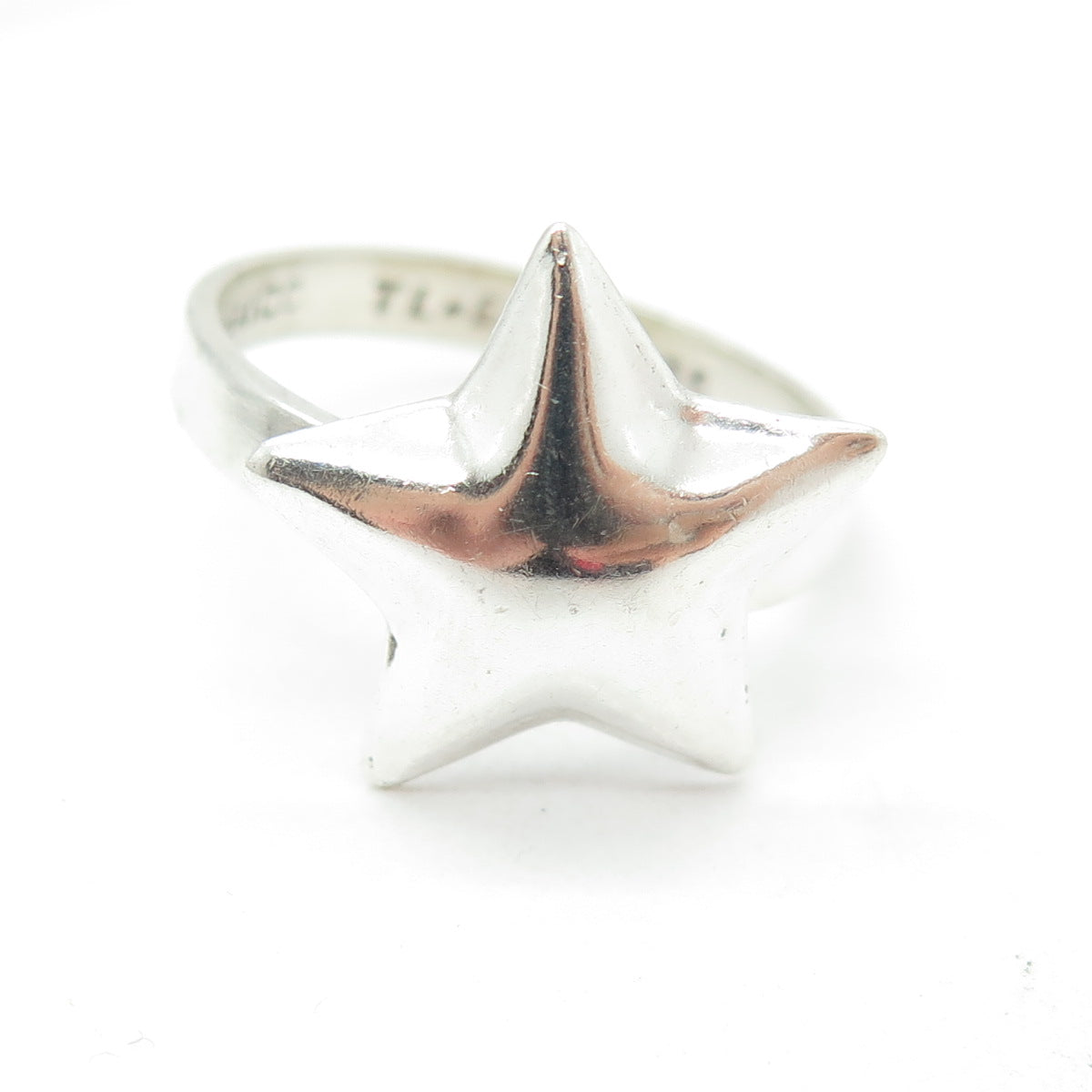 925 Sterling Silver Vintage Mexico Star Ring Size 11.25