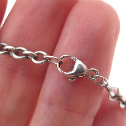 James Avery 925 Sterling Silver Vintage Rolo Chain Necklace 24"