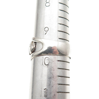 925 Sterling Silver Vintage Elephant Family Oxidized Ring Size 9.75