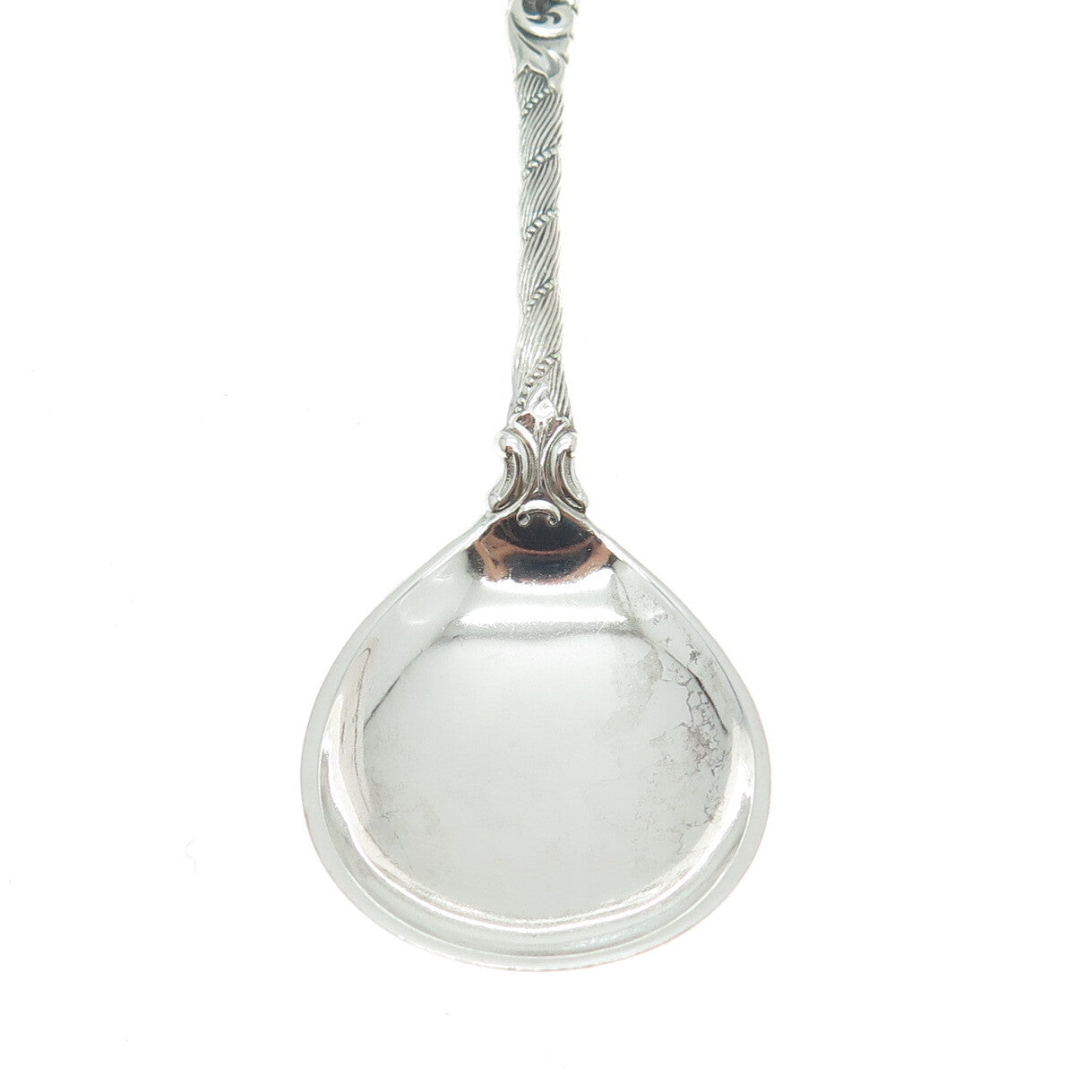 BRODRENE LOHNE 830S Silver Vintage Norway Dobbel Rokokko Coffee Spoon